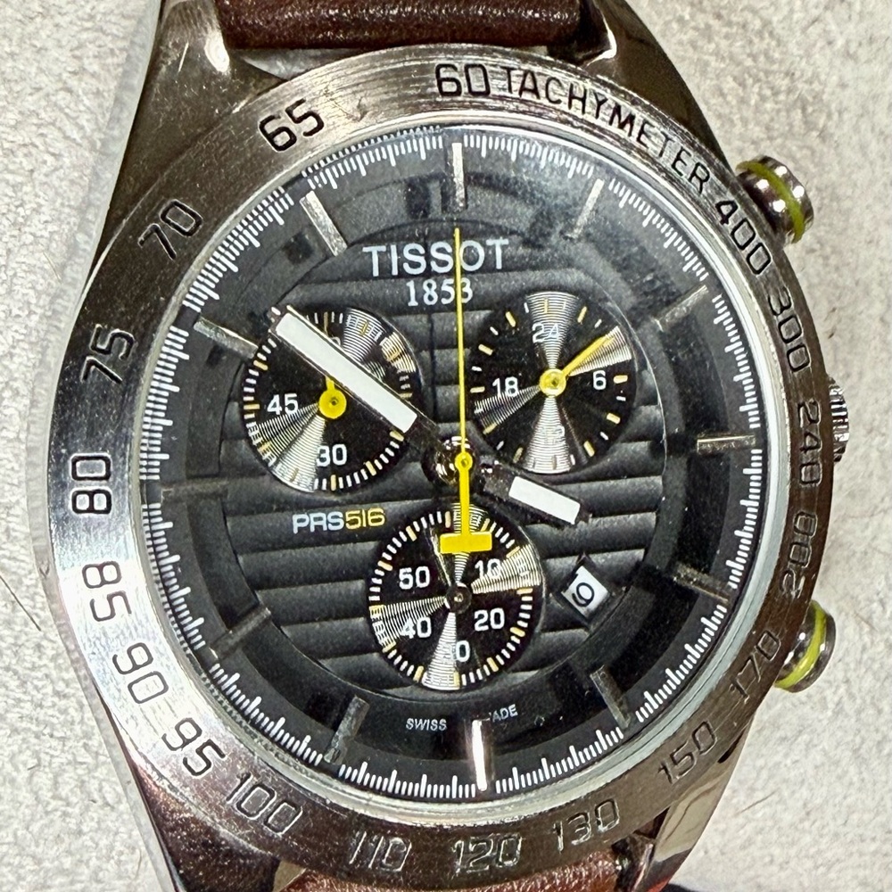 Tissot PRS516 Chronograph Date Classic Mens Watch - Picture 2 of 8